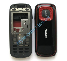 Корпус для Nokia 5030 повний комплект black/red High Quality TPS-2701056300004