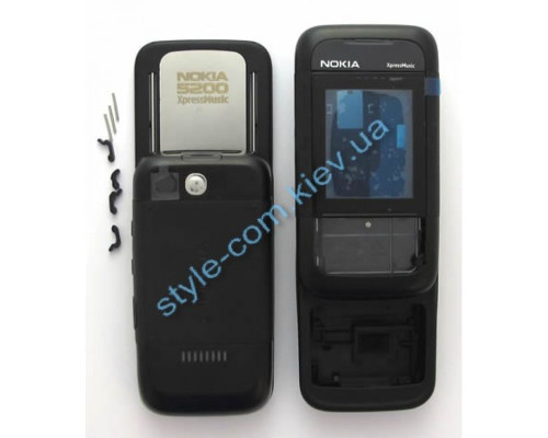 Корпус для Nokia 5200 повний комплект black High Quality