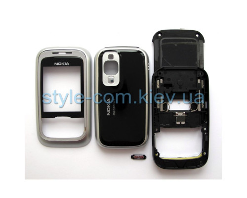 Корпус для Nokia 6111 повний комплект silver/black High Quality TPS-2701058900004