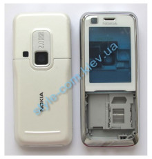 Корпус для Nokia 6120c повний комплект white/silver High Quality TPS-2701240700009