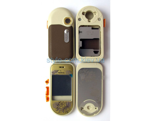 Корпус для Nokia 7370 gold High Quality TPS-2700896100003