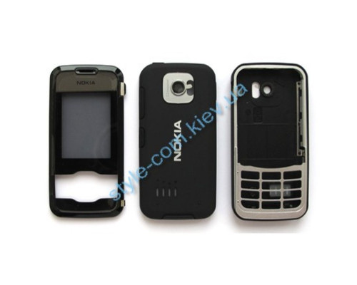 Корпус для Nokia 7610 Supernova з клавіатурою black High Quality TPS-2701059600002