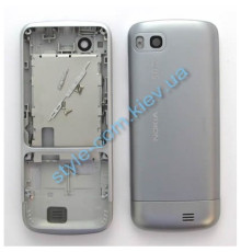 Корпус для Nokia C3-01 повний комплект silver High Quality TPS-2701227900002