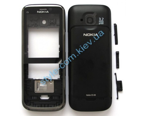 Корпус для Nokia C5-00 повний комплект black High Quality TPS-2701129000008