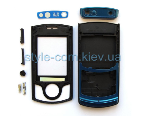 Корпус для Samsung S5200 black/blue High Quality