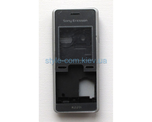 Корпус для Sony K220 silver/black High Quality TPS-2700976600003