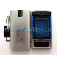 Корпус для Nokia X3-00 повний комплект silver/blue High Quality