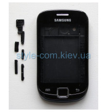 Корпус для Samsung Galaxy S5670 повний комплект з кнопкою black High Quality