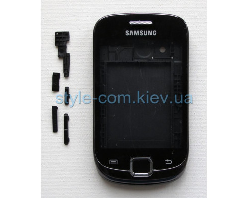 Корпус для Samsung Galaxy S5670 повний комплект з кнопкою black High Quality