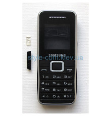 Корпус для Samsung E1182 повний комплект з кнопкою black High Quality