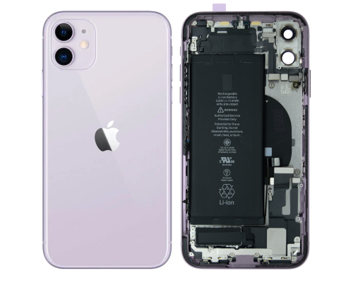 Корпус iPhone 11 EU full kit purple (Original Used) PLS-00-00098818