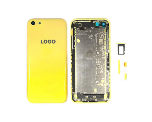 Корпус для Apple iРhone 5c повний комплект yellow Original Quality