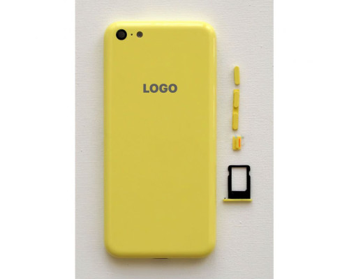 Корпус для Apple iРhone 5c повний комплект yellow Original Quality