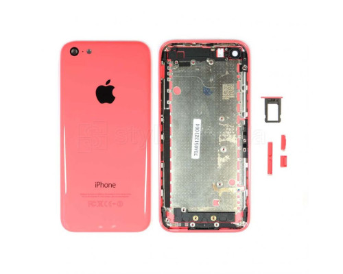 Корпус для Apple iРhone 5c повний комплект pink Original Quality TPS-2701834800009