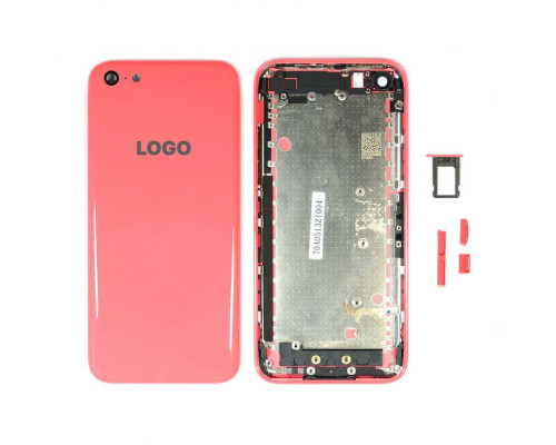 Корпус для Apple iРhone 5c повний комплект pink Original Quality