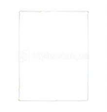 Рамка дисплея для Apple iPad 3, iPad 4 зі скотчем white High Quality