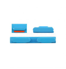 Бічні кнопки для Apple iPhone 5c blue High Quality