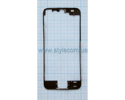 Рамка дисплея для Apple iPhone 5s зі скотчем black High Quality