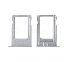 Тримач Sim-карти (лоток) для Apple iPhone 5s silver High Quality