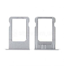 Тримач Sim-карти (лоток) для Apple iPhone 5s silver High Quality