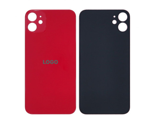 Задня кришка для Apple iPhone 11 (великий виріз під камеру) red Original Quality TPS-2710000300342