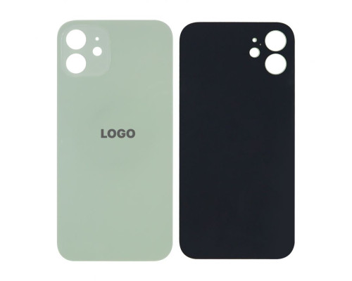 Задня кришка для Apple iPhone 12 (великий виріз під камеру) green Original Quality TPS-2710000300489