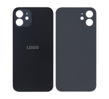 Задня кришка для Apple iPhone 12 (великий виріз під камеру) black Original Quality TPS-2710000300465