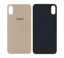 Задня кришка для Apple iPhone Xs (великий виріз під камеру) gold Original Quality