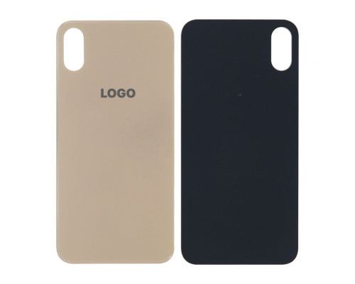 Задня кришка для Apple iPhone Xs (великий виріз під камеру) gold Original Quality