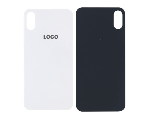 Задня кришка для Apple iPhone Xs (великий виріз під камеру) white Original Quality