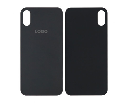 Задня кришка для Apple iPhone Xs (великий виріз під камеру) space gray Original Quality