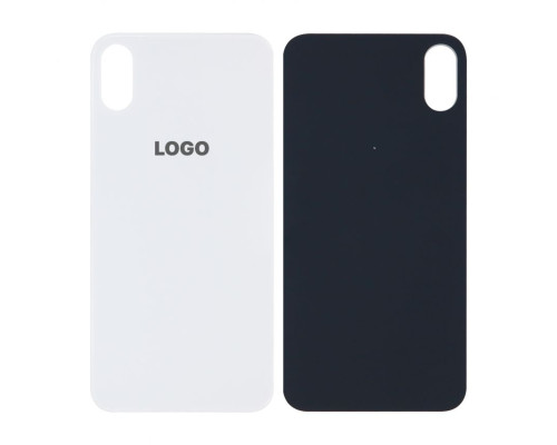 Задня кришка для Apple iPhone X (великий виріз під камеру) white Original Quality