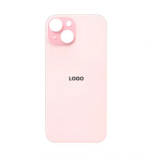 Задня кришка для Apple iPhone 15 (великий виріз під камеру) pink Original Quality