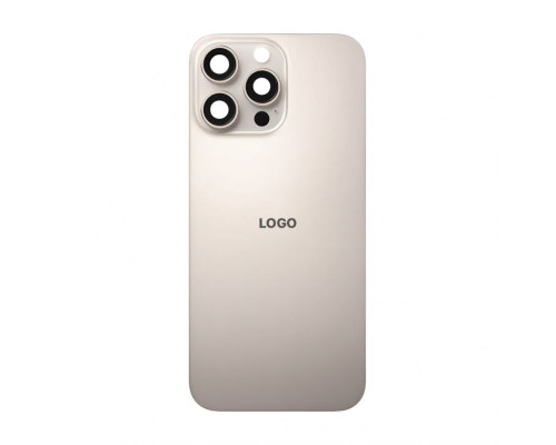 Задня кришка для Apple iPhone 15 Pro з рамкою і склом камери Natural Titanium Original Quality TPS-2710000324331 2710000324331