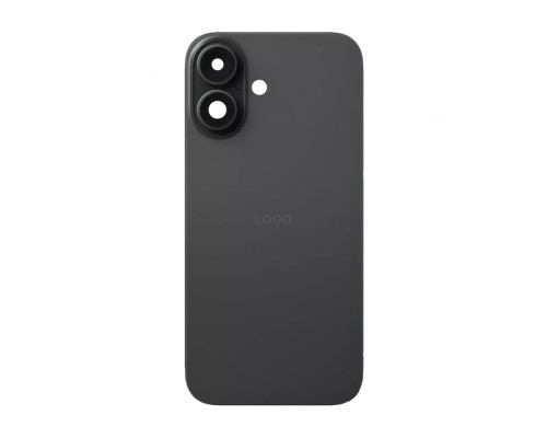 Задня кришка для Apple iPhone 16 з рамкою і склом камери Black Original Quality TPS-2710000324393 2710000324393