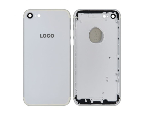 Корпус для Apple iPhone 7 silver (з тримачем SIM-карти та бічними кнопками) Original Quality