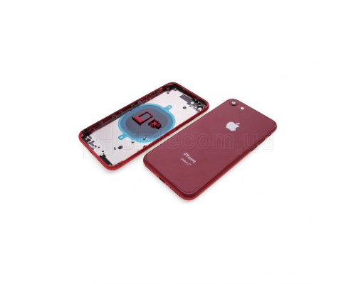 Корпус для Apple iPhone 8 red Original Quality TPS-2710000209607