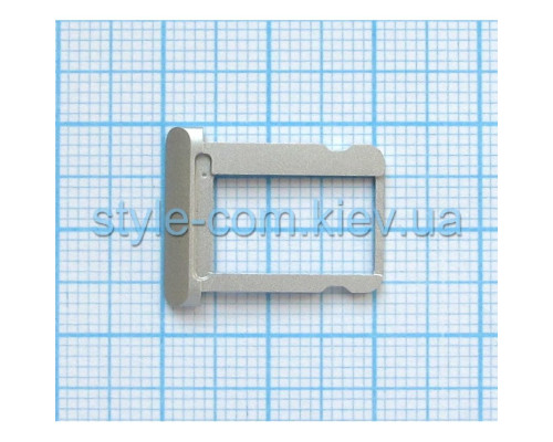 Тримач Sim-карти (лоток) для Apple iPad 2 silver Original Quality TPS-2701344900008