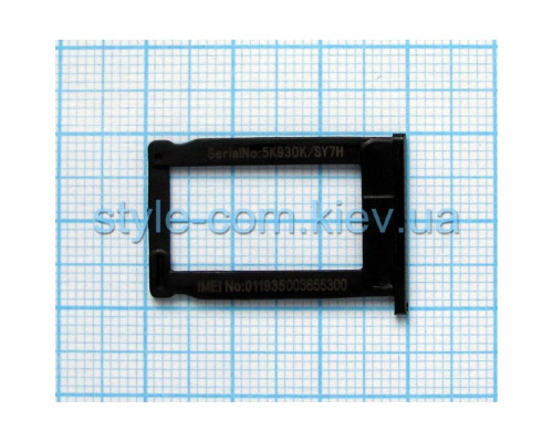 Тримач Sim-карти (лоток) для Apple iPhone 3G, 3Gs black Original Quality TPS-2701343100003