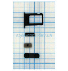 Бічні кнопки для Apple iPhone 5s з тримачем SIM-карти (лоток) dark blue High Quality TPS-2701745800006