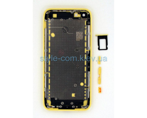 Корпус для Apple iРhone 5c повний комплект yellow Original Quality