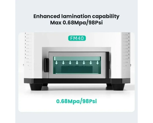 Вакуумний ламінатор REFOX FM-40 із вбудованим автоклавом та сепаратором PLS-00-00150402