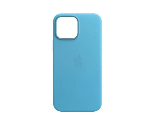 Чохол для смартфона Leather AAA Full Magsafe IC for iPhone 14 Pro Max Sky Blue