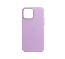 Чохол для смартфона Leather AAA Full Magsafe IC for iPhone 15 Elegant Purple