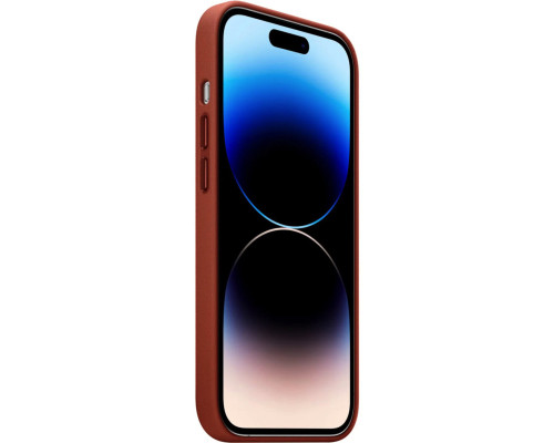 Чохол для смартфона Leather AAA Full Magsafe IC for iPhone 15 Pro Max Saddle Brown