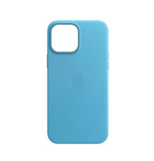 Чохол для смартфона Leather AAA Full Magsafe IC for iPhone 14 Sky Blue