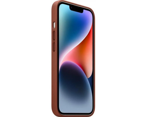 Чохол для смартфона Leather AAA Full Magsafe IC for iPhone 15 Saddle Brown