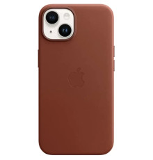 Чохол для смартфона Leather AAA Full Magsafe IC for iPhone 15 Saddle Brown