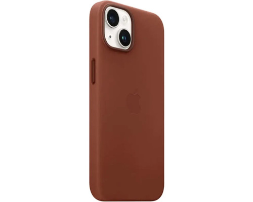 Чохол для смартфона Leather AAA Full Magsafe IC for iPhone 15 Saddle Brown