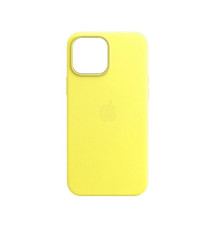Чохол для смартфона Leather AAA Full Magsafe IC for iPhone 15 Pro Canary Yellow